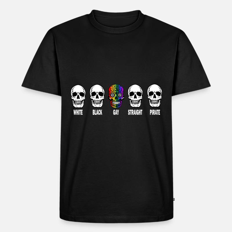 Gay Pride Geschenk - Männer Premium Bio T-Shirt - Schwarz