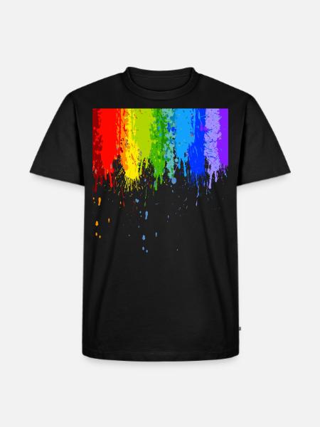 Gay Pride Gift - Men's Premium Organic T-Shirt - black