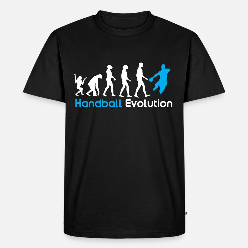 Evolution du handball - T-shirt Premium bio Homme - noir