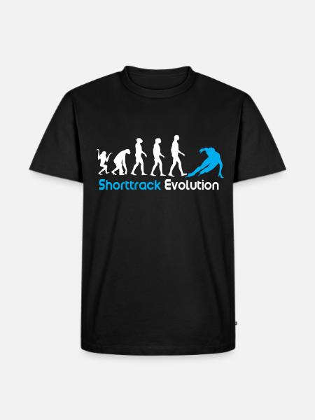 Shorttrack Evolution - Men's Premium Organic T-Shirt - black