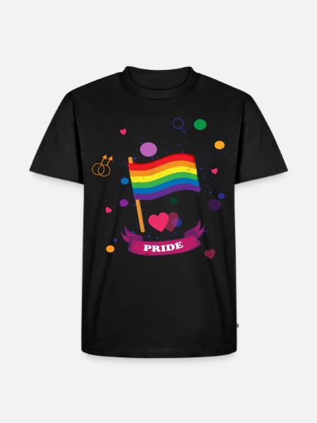 Gay Pride Gift - Men's Premium Organic T-Shirt - black