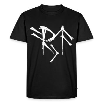 Freya rune symbol shieldmaiden viking gift - Men's Premium Organic T-Shirt - black - Front - Nico (187cm)