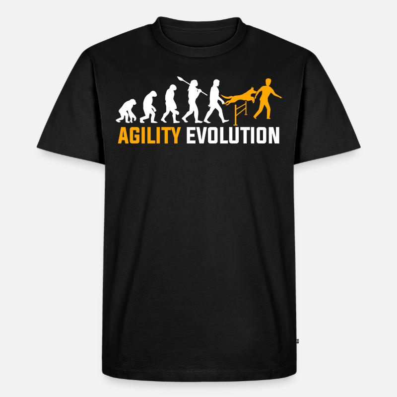 Evolution de l'agilité - T-shirt Premium bio Homme - noir