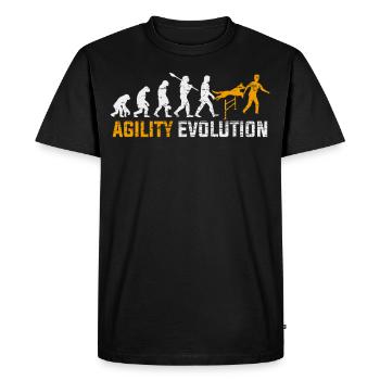 Cadeau Agility Dog Sport Evolution - T-shirt Premium bio Homme - noir - Devant - Nico (187cm)