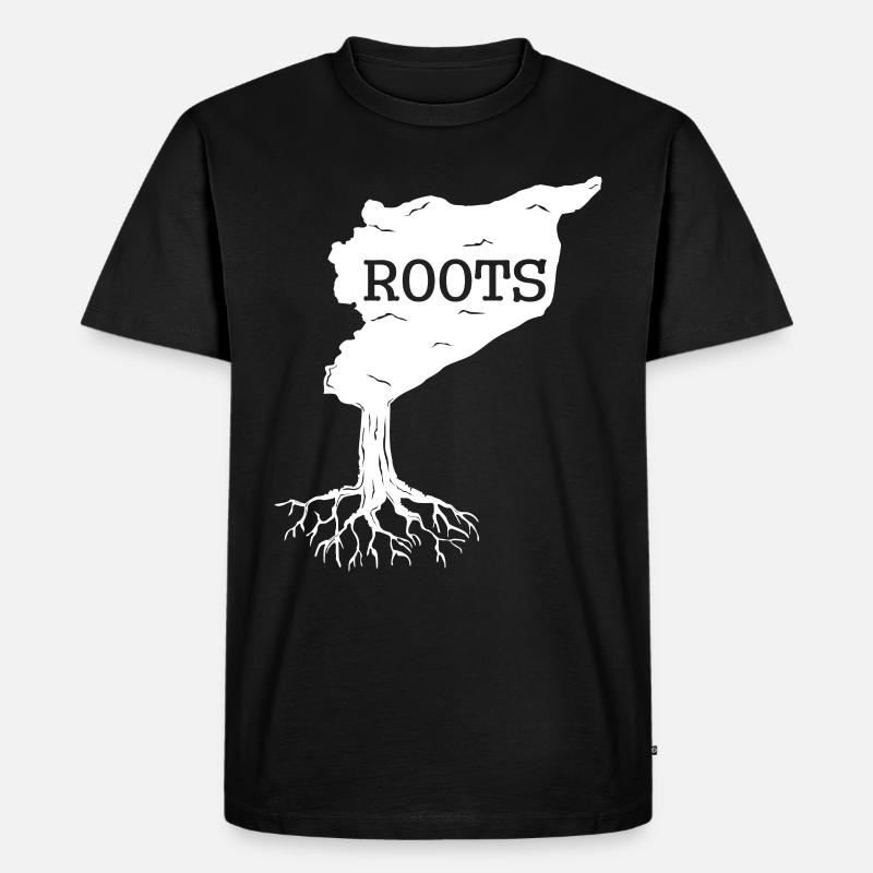 Syrien Syrier Geschenk - Männer Premium Bio T-Shirt - Schwarz