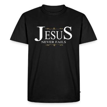 Cadeau du christianisme - T-shirt Premium bio Homme - noir - Devant - Nico (187cm)