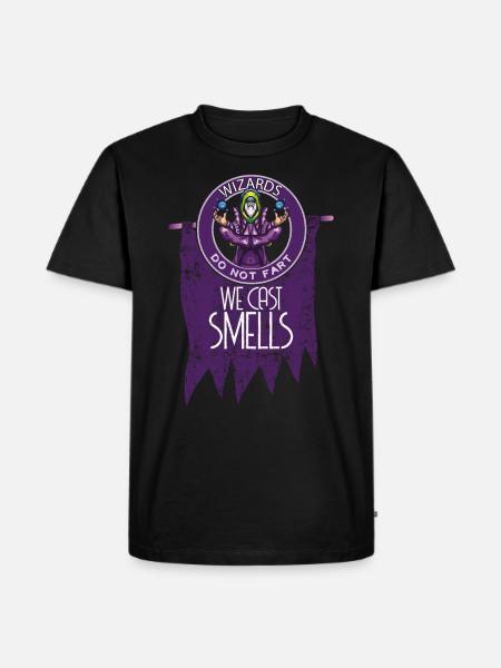 Wizard Role Playing Game - Men's Premium Organic T-Shirt - black