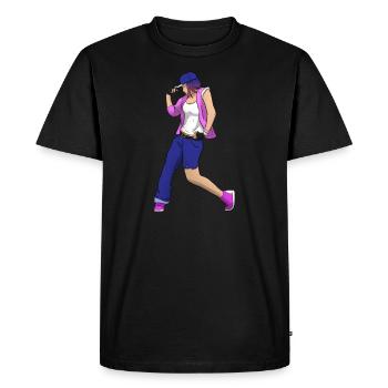 Danseur danseur - T-shirt Premium bio Homme - noir - Devant - Nico (187cm)