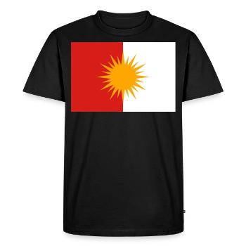Ezidi flag Ezidxan flag - Men's Premium Organic T-Shirt - black - Front - Nico (187cm)