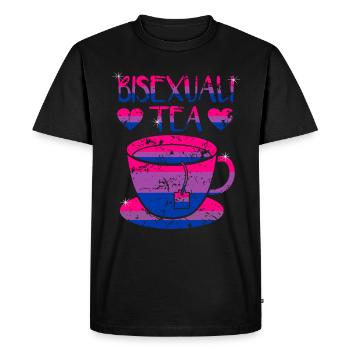 Cadeau bisexuel bisexuel - T-shirt Premium bio Homme - noir - Devant - Nico (187cm)