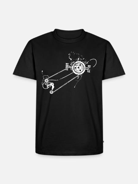 Idée cadeau motard - T-shirt Premium bio Homme - noir