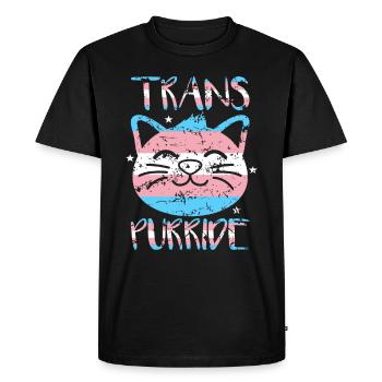 Cadeau transgenre - T-shirt Premium bio Homme - noir - Devant - Nico (187cm)