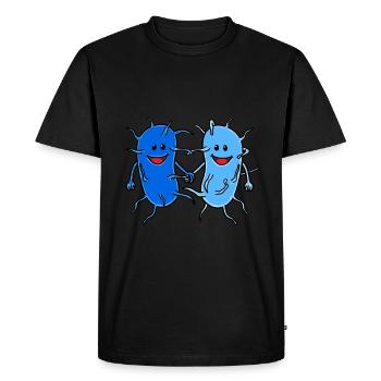 Bacteria Cleaning Cleaning Cleaning Cleaning Lady Household - Men's Premium Organic T-Shirt - black - Front - Nico (187cm)