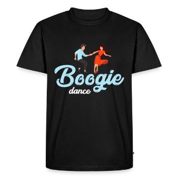 Boogie Woogie Dance - T-shirt Premium bio Homme - noir - Devant - Nico (187cm)