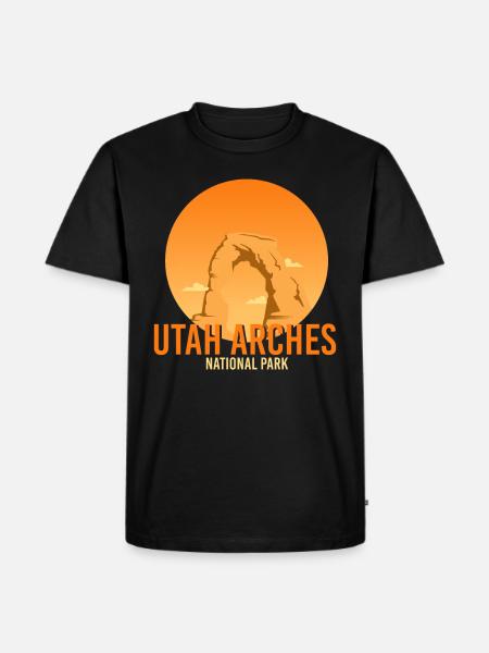 Utah Parc national - T-shirt Premium bio Homme - noir