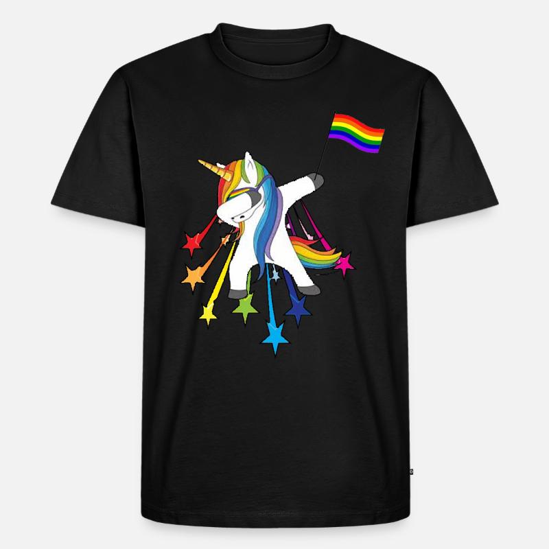 Gay Pride Geschenk - Männer Premium Bio T-Shirt - Schwarz