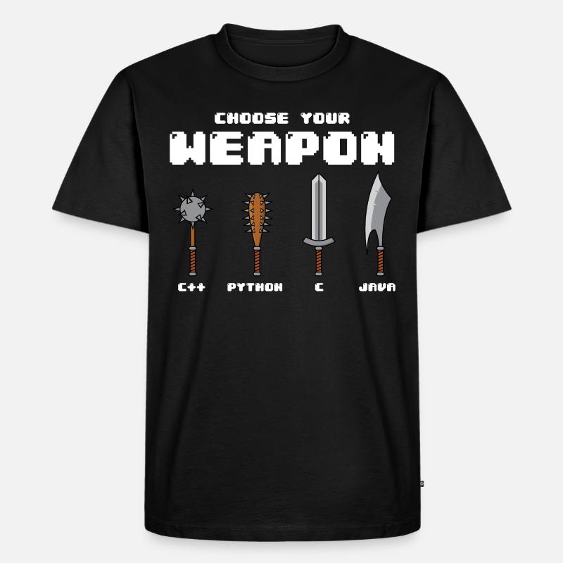Computer science student gift - Men's Premium Organic T-Shirt - black