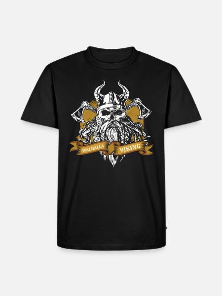 Valhalla - Viking - Men's Premium Organic T-Shirt - black