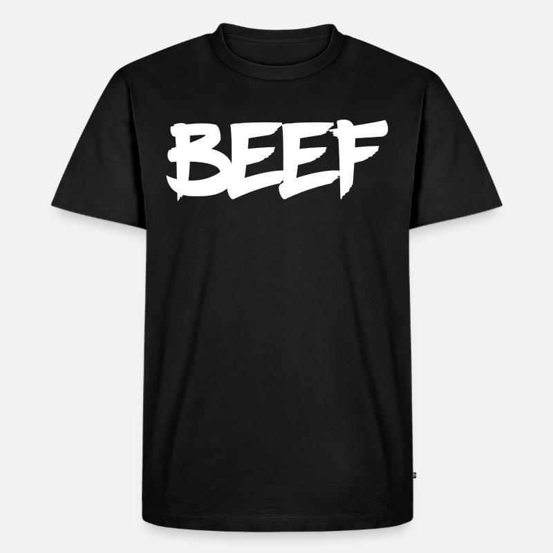 bœuf - T-shirt Premium bio Homme - noir