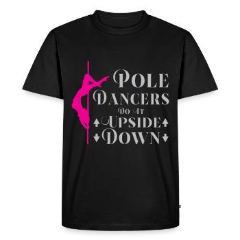 Pole dance pole dance pole dance dancer hobby - Men's Premium Organic T-Shirt - black - Front - Nico (187cm)