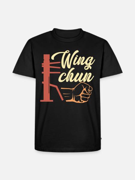 Cadeau Wing Chun - T-shirt Premium bio Homme - noir