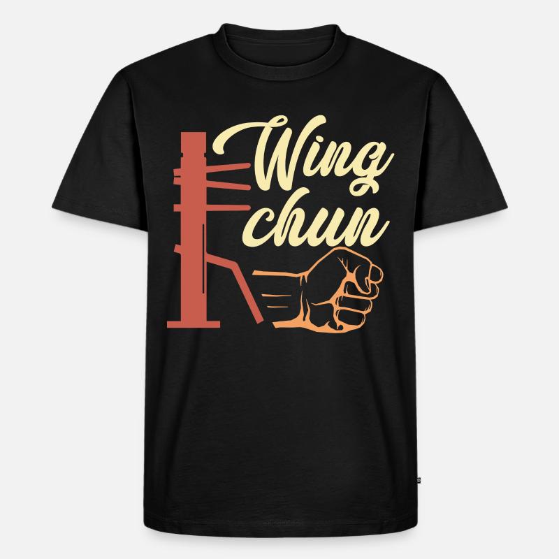 Wing Chun Geschenk - Männer Premium Bio T-Shirt - Schwarz