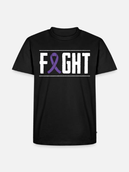 Bauchspeicheldrüsenkrebs Chemo Geschenk - Männer Premium Bio T-Shirt - Schwarz