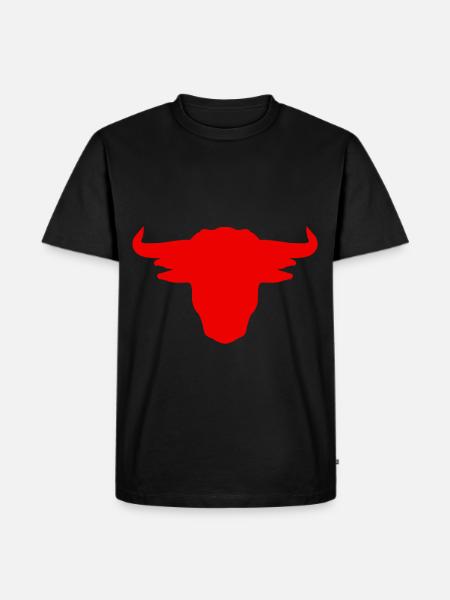 Bull spain torero bullfight cattle - Men's Premium Organic T-Shirt - black