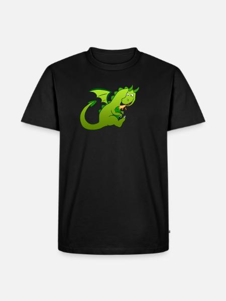 Dragon - Men's Premium Organic T-Shirt - black