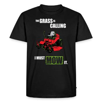 Zero turn mower lawn mower hobby gardener - Men's Premium Organic T-Shirt - black - Front - Nico (187cm)