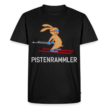 piste Rammler - T-shirt Premium bio Homme - noir - Devant - Nico (187cm)