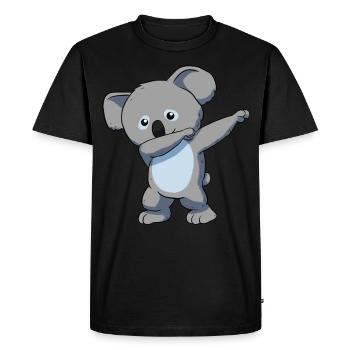 Koala Koala bear - Men's Premium Organic T-Shirt - black - Front - Nico (187cm)