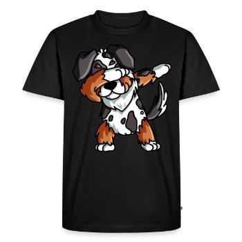 Australian Shepherd Gift Funny - Men's Premium Organic T-Shirt - black - Front - Nico (187cm)