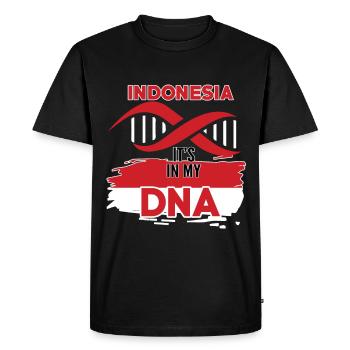 L'Indonésie est dans mon ADN - T-shirt Premium bio Homme - noir - Devant - Nico (187cm)