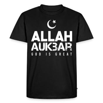 Le sort d’Allah - T-shirt Premium bio Homme - noir - Devant - Nico (187cm)