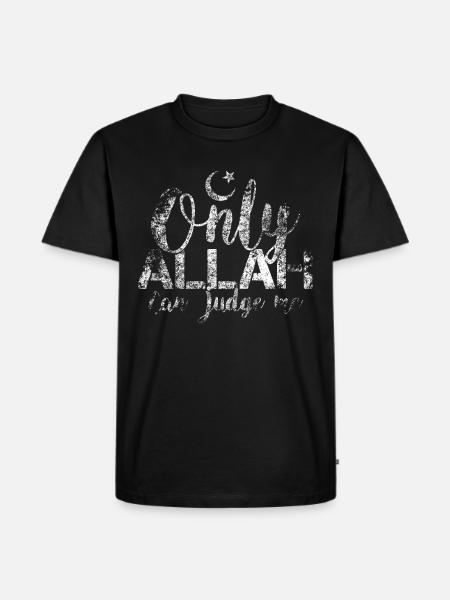 Allah Crescent Gud islam muslimer muslimske Koranen - Herre Premium økologisk T-shirt - sort