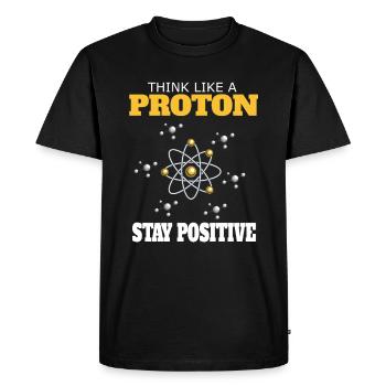 Science chimie physique science cadeau - T-shirt Premium bio Homme - noir - Devant - Nico (187cm)