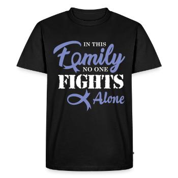 Esophageal cancer chemo gift - Men's Premium Organic T-Shirt - black - Front - Nico (187cm)