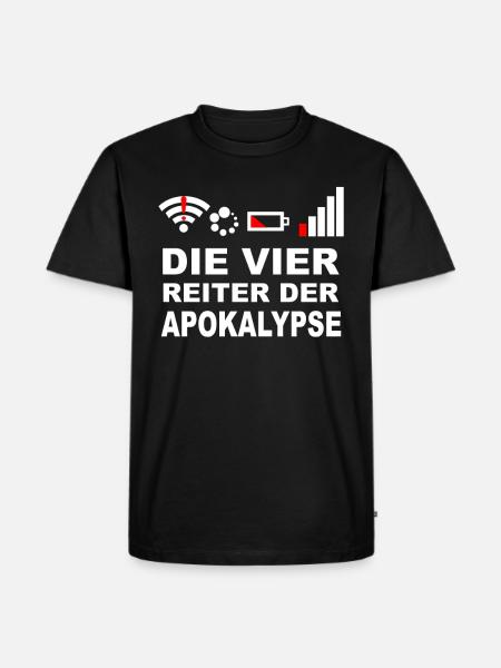 Reiter der APOKALYPSE - Männer Premium Bio T-Shirt - Schwarz