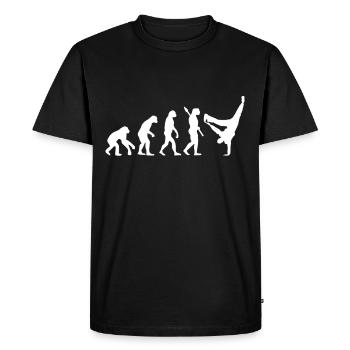 Evolution Hiphop Dancing Breakdance HipHop Gift - Men's Premium Organic T-Shirt - black - Front - Nico (187cm)