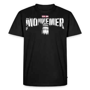 mannheim fanshirt - the monnemer - Men's Premium Organic T-Shirt - black - Front - Nico (187cm)