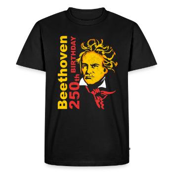 Beethoven - T-shirt Premium bio Homme - noir - Devant - Nico (187cm)