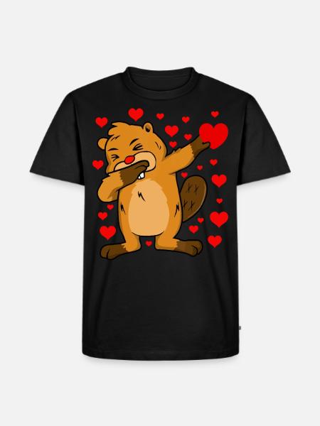 Valentines day - Men's Premium Organic T-Shirt - black