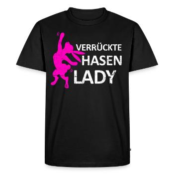 Boutique lapin lapin lapin - T-shirt Premium bio Homme - noir - Devant - Nico (187cm)