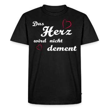 Geriatric nurse - care - Men's Premium Organic T-Shirt - black - Front - Nico (187cm)