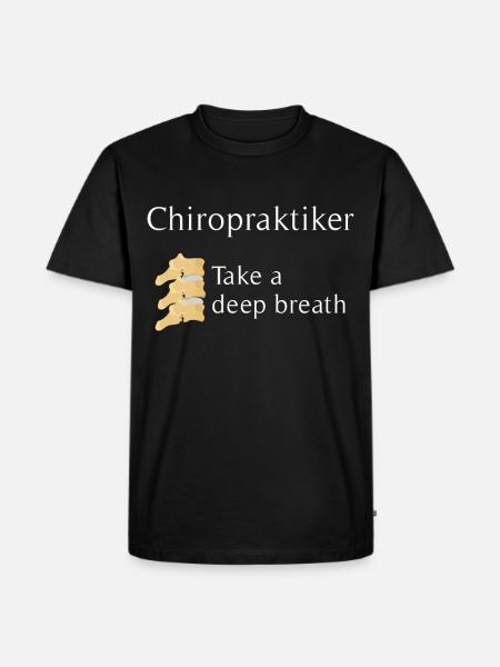 Chiropractor osteopath - Men's Premium Organic T-Shirt - black