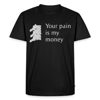 Chiropractor osteopath - Men's Premium Organic T-Shirt - black - Front - Nico (187cm)