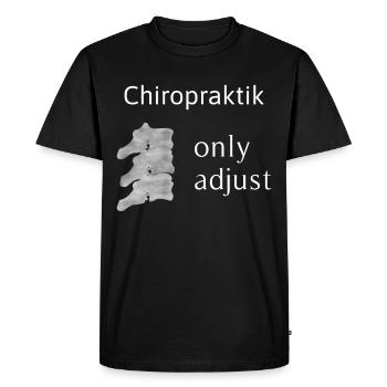 Chiropractor osteopath - Men's Premium Organic T-Shirt - black - Front - Nico (187cm)