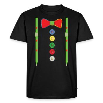 Clown carnaval costume de carnaval - T-shirt Premium bio Homme - noir - Devant - Nico (187cm)