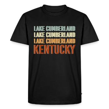 Kentucky Cumberland - T-shirt Premium bio Homme - noir - Devant - Nico (187cm)